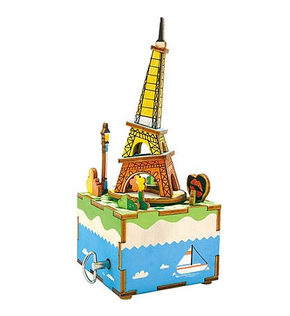 Romantic EiffelDIY 3D Wooden Puzzle